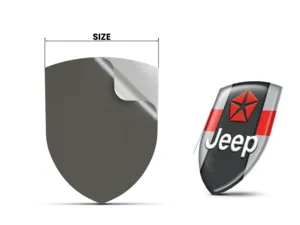 Jeep Emblemi Auto su Misura Pro Max Durevoli Chic Design